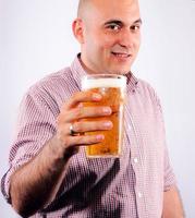 homme avec le Bière photo