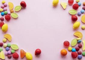 bonbons colorés, gelée et marmelade photo