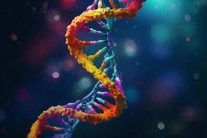 ADN molécule composition. produire ai photo