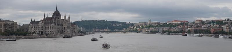 parlement dans Budapest, Hongrie - panorama photo