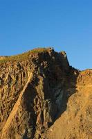 paysage vertical avec vue sur le rocher photo