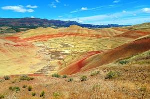 couleurs du désert - collines peintes - monument national des lits fossiles de John Day - près de mitchell, ou