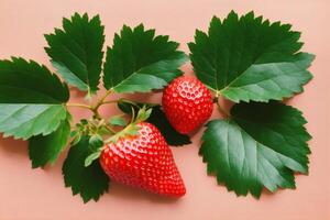 délicieux fraise dans une bol sur une blanc arrière-plan, fermer. en bonne santé nourriture concept. génératif ai photo