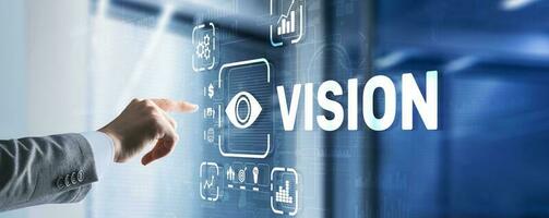 vision direction future entreprise inspiration motivation concept photo