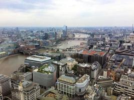 une vue aérienne de londres photo