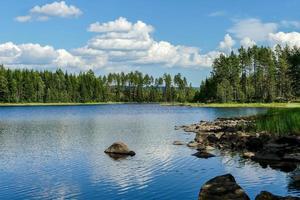 par le berge de rivière photo