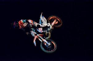 motocross moto et quads nage libre spectacle dans Nord Italie, septembre, 2014 photo