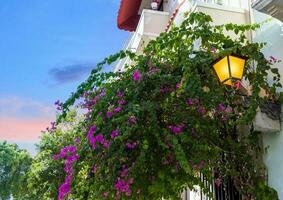 puerto rico coloré colonial architecture dans historique ville centre photo