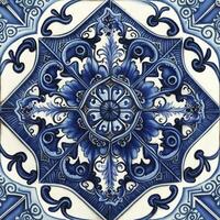 azulejos modèle, établi avec génératif ai photo