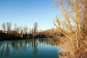 vue panoramique sur la rivière photo