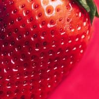 texture de fraise macro