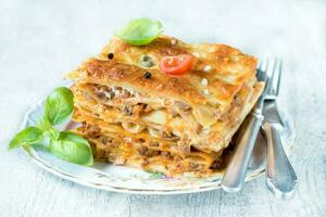 fait maison italia lasagne photo