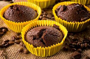 sucré Chocolat muffins photo