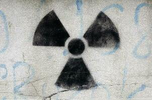 radioactif graffit Contexte photo