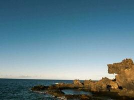 vue panoramique sur l'océan photo