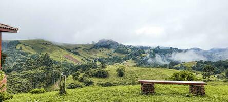 vue de le montagnes de les mines gerais Brésil photo