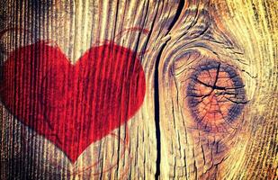 l'amour en bois Contexte photo