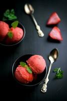 fraise fait maison dessert photo