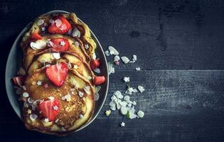 fraise et Chocolat Crêpes photo