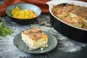 biscuit petit déjeuner casserole recette photo