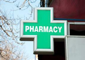 pharmacie signe concept photo