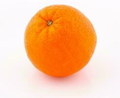 Célibataire Orange sur blanc Contexte photo
