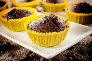 sucré Chocolat muffins photo