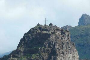 côte de agaet sur le île de gran Canaria dans le atlantique océan. photo