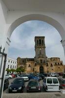 arcos de la frontera une petit et jolie ville dans le intérieur photo