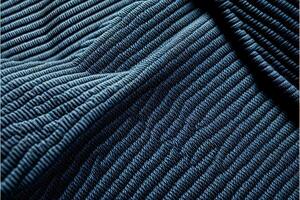 bleu tricoté jeans en tissu texture Contexte. génératif ai illustration. photo