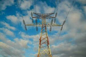 électricité poteaux Contexte photo