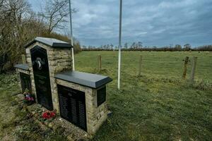 monument pour facile entreprise, 101e aéroporté. à brécourt, la Normandie France 6 februari 2023 photo