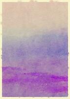 violet et bleu aquarelle abstrait Contexte photo