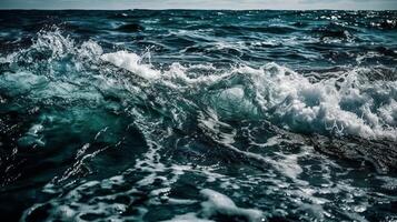 particulièrement point par point photo mer l'eau. Créatif Ressource, ai généré