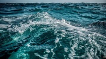 surtout point par point photo océan l'eau. Créatif Ressource, ai généré