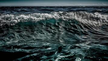 particulièrement point par point photo mer l'eau. Créatif Ressource, ai généré