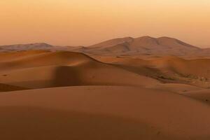 beau Sahara désert à maroc photo