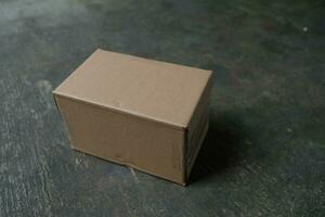 Vide marron papier carton photo