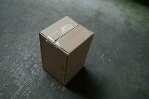 Vide marron papier carton photo