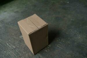 Vide marron papier carton photo