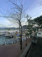 aérien vue de situé bagendit est une célèbre touristique place dans garut avec Montagne voir. garut, Indonésie, mai 19, 2022 photo