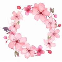 Sakura fleur Contexte. illustration ai génératif photo