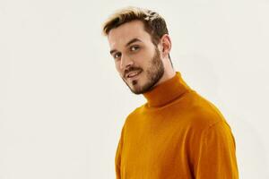 barbu Hommes l'automne Vêtements mode Masculin style fermer photo