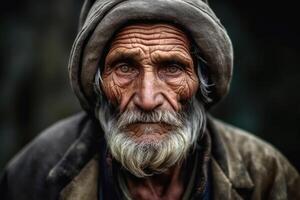 fascinant gens portrait établi avec génératif ai technologie. photo