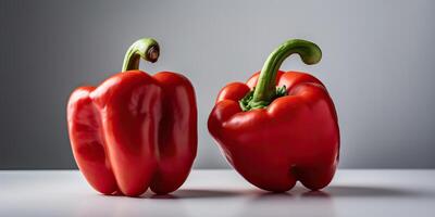 ai génératif. ai généré. macro coup de légume poivre dans cloche former. pouvez être utilisé pour cuisine nourriture ou graphique conception. graphique art photo