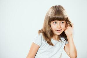 portrait d'une jeune fille photo