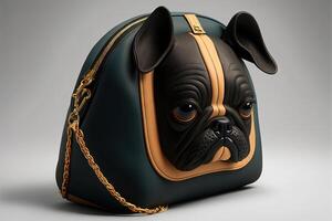 chien forme mode luxe sac illustration génératif ai photo