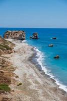 Petra tou romiou aphrodite lieu de naissance à Paphos Chypre photo