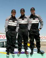 a dessiné lachey Wilmer Valderrama et daniel bon Dieu Toyota procélébrité course lancaster formation le saules lancaster Californie Mars 15 2008 2008 kathy huches huches photo