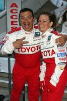 carlos mencia Marie lynn rajskub à le Toyota procélébrité éligible journée sur avril 17 2009 à le longue plage grandiose prix cours dans longue plage Californie 2009 kathy huches huches photo